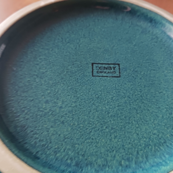 Denby England Teal Ceramic Bowl - Picture 7 of 11